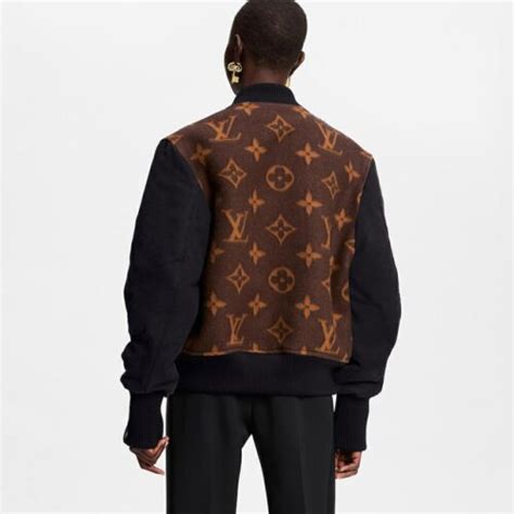 louis vuitton monogram jacquard bomber jacket|louis Vuitton Monogram jacket.